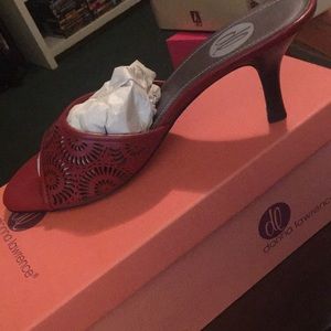 Donna Lawrence “chop-sticks” in the color red